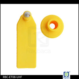 UHF 960 MHz Custom RFID Tags , EIDTags For Goat Lamb Seep, Laser printing