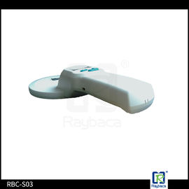 LF Round Handheld RFID Reader 475g White Large Size For Animal ID